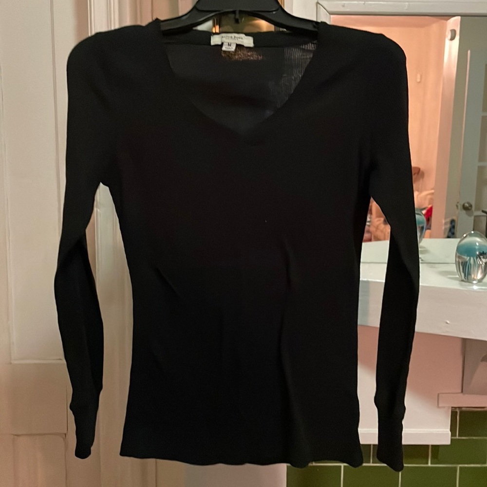Active Basic Black Long Sleeve T-Shirt